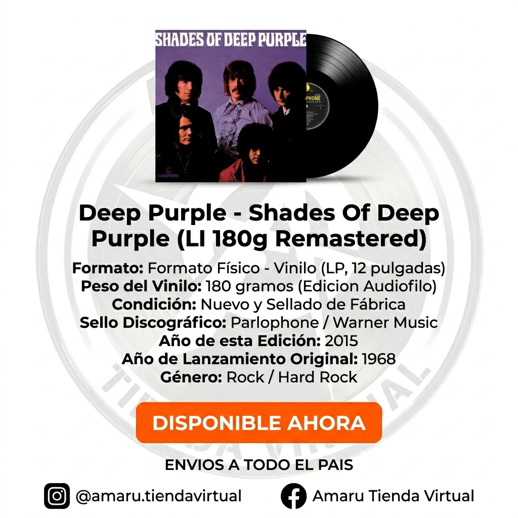 Deep Purple - Shades Of Deep Purple (LP 180g Remastered)