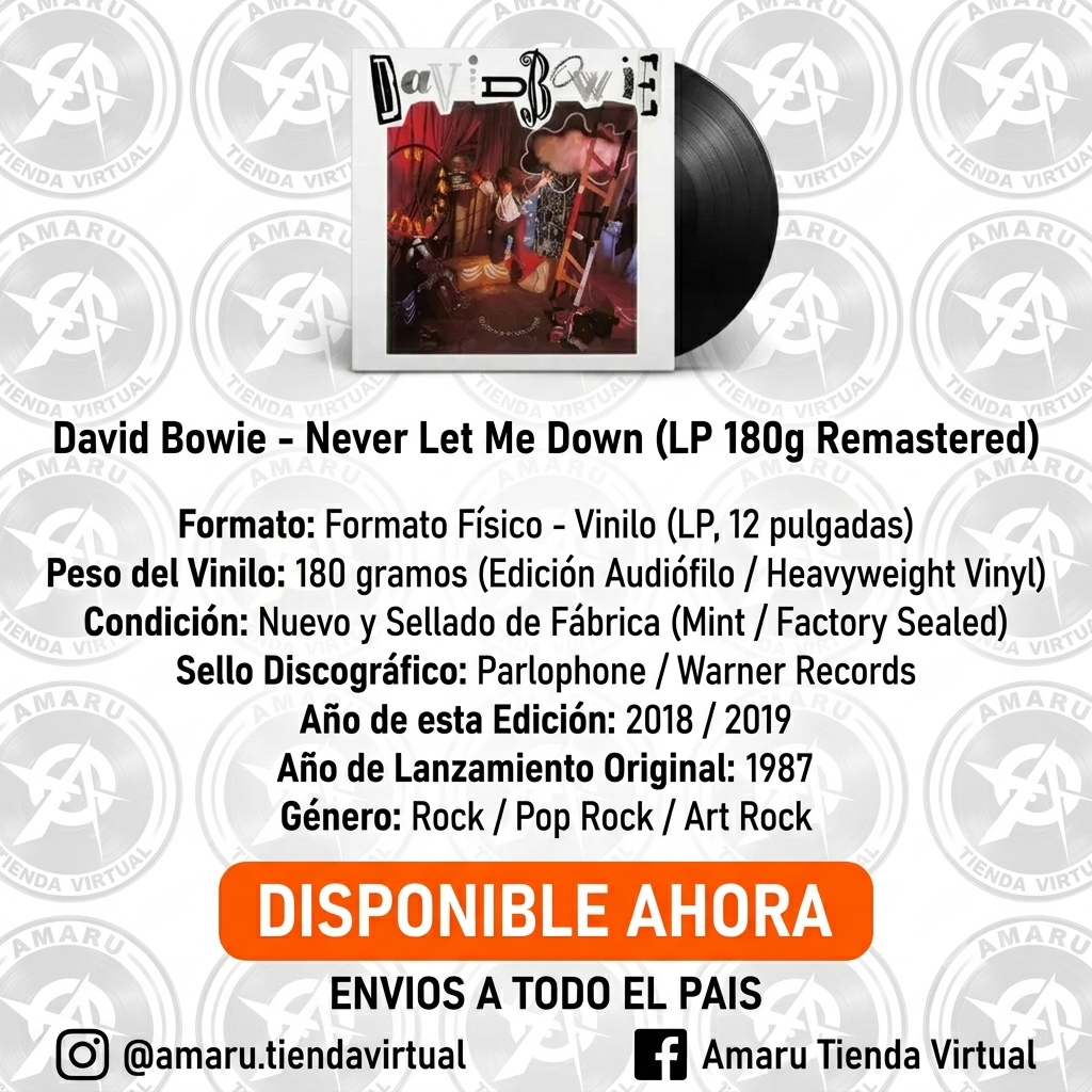 David Bowie - Never Let Me Down (LP 180g Remastered)